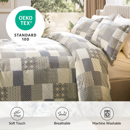Stylish Printed Color Quilt Set