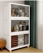 Stackable Storage Box with Wheels,Tina's Home 48 Gallon Organizer for Bedroom Livingroom