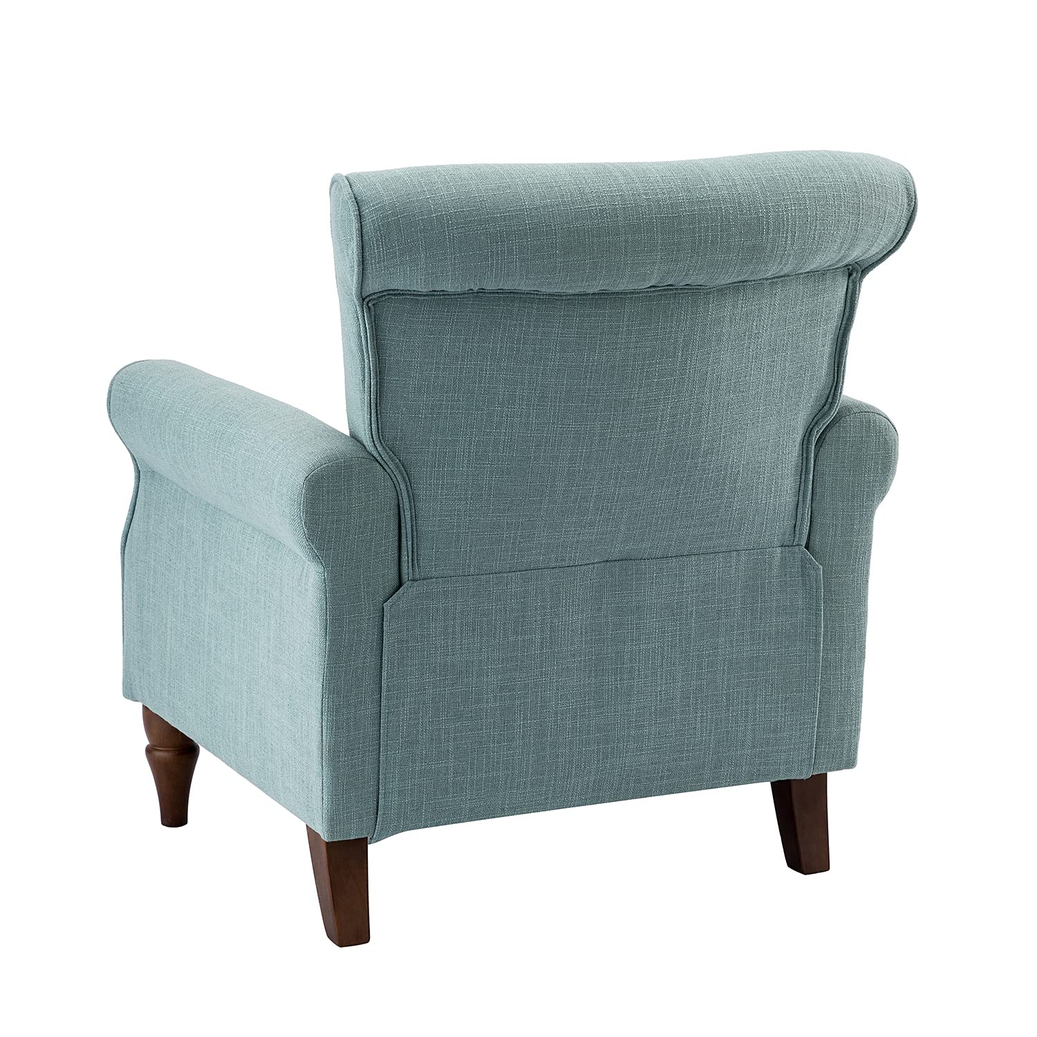 Comfy Small Fabric Nailhead Club Chair