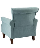 Comfy Small Fabric Nailhead Club Chair