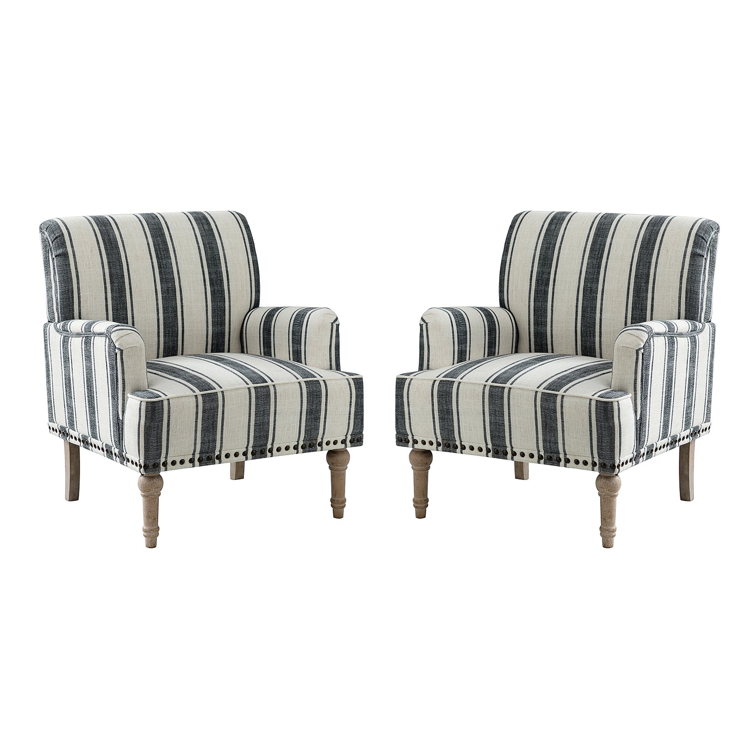 Modern Upholstered Accent Chair, Solid Wooden Legs, Comfortable Reading Armchair for Living Room or Bedroom