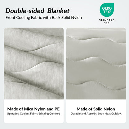 Summer Cooling Blanket Comforter for Hot Sleeper-Machine Washable