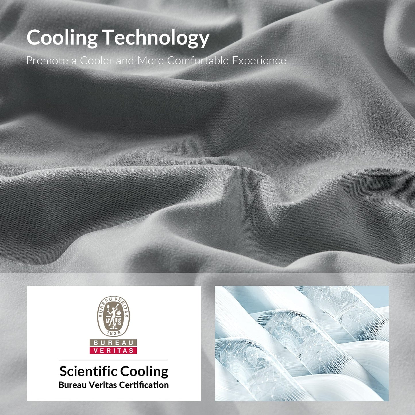 Cooling- Tech 3 piece duvet cover set