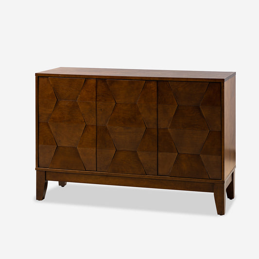 45" Sideboard Buffet Cabinet 2 Doors with Adjustable Shelves Living Room Entryway Bedroom
