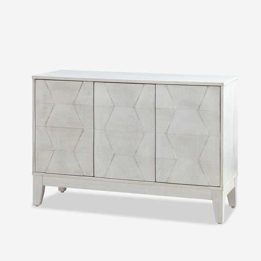 45" Sideboard Buffet Cabinet 2 Doors with Adjustable Shelves Living Room Entryway Bedroom