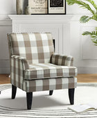 pholstery Armchairs Accent Chairs Sofa Couch Solid Wood Legs Nailhead Trim Bedroom Home Living Room