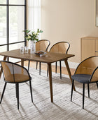 Rattan Dining Chair – featuring a comfortable high-resilience sponge cushion
