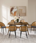 Rattan Dining Chair – featuring a comfortable high-resilience sponge cushion
